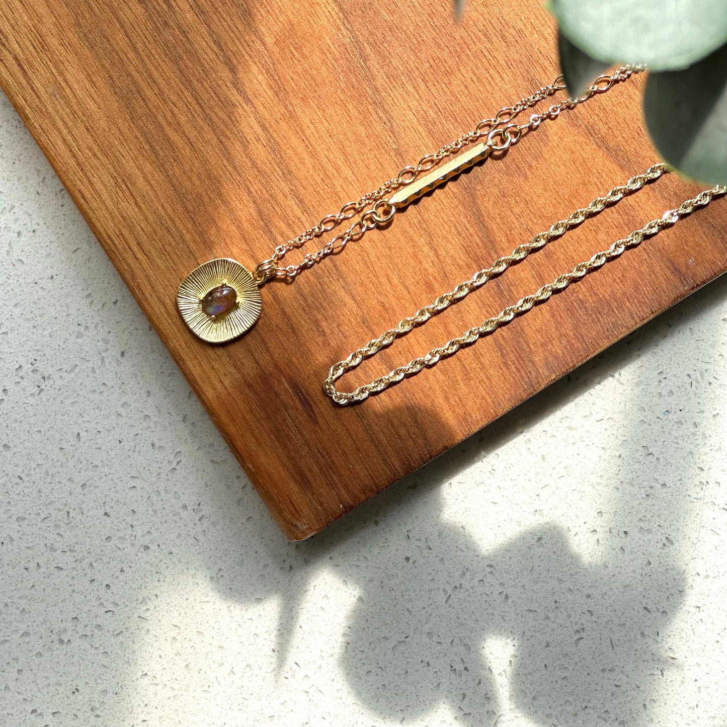 10K Solid Real Gold Rope Chain Necklace