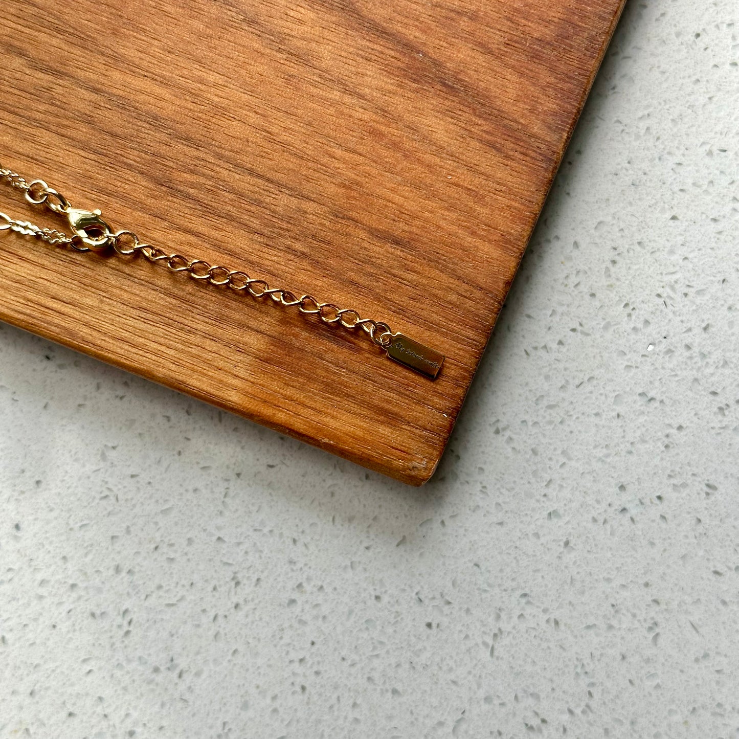 Ammolite Asymmetric Gold-plated Necklace