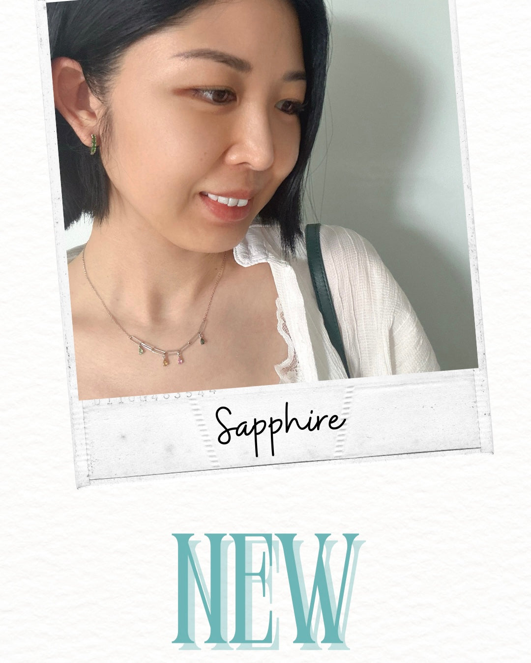 Fancy Sapphire Sterling Silver Necklace