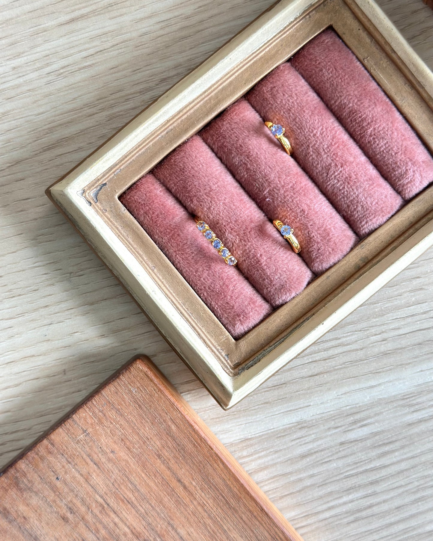 Tanzanite Gold-plated Sterling Silver Ring