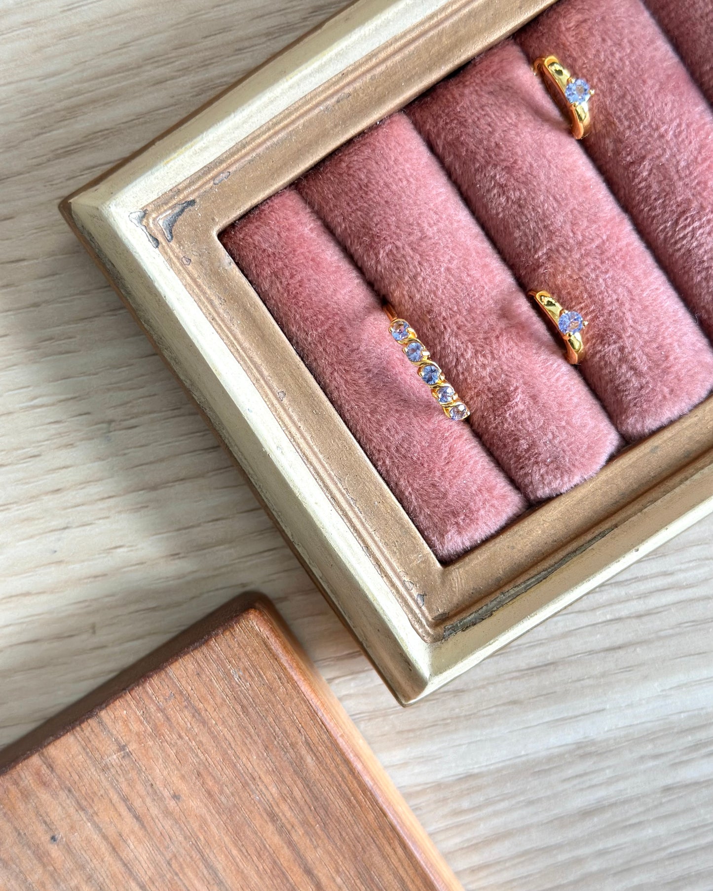 Tanzanite Gold-plated Sterling Silver Set