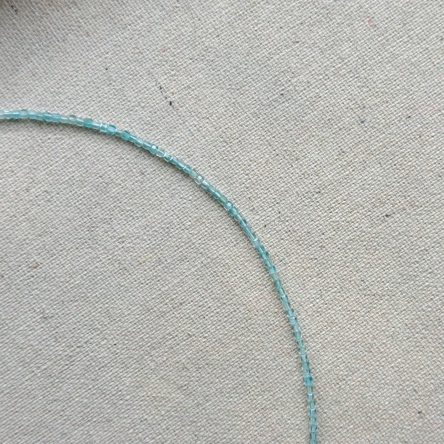 Apatite Beaded And Druzy Necklace