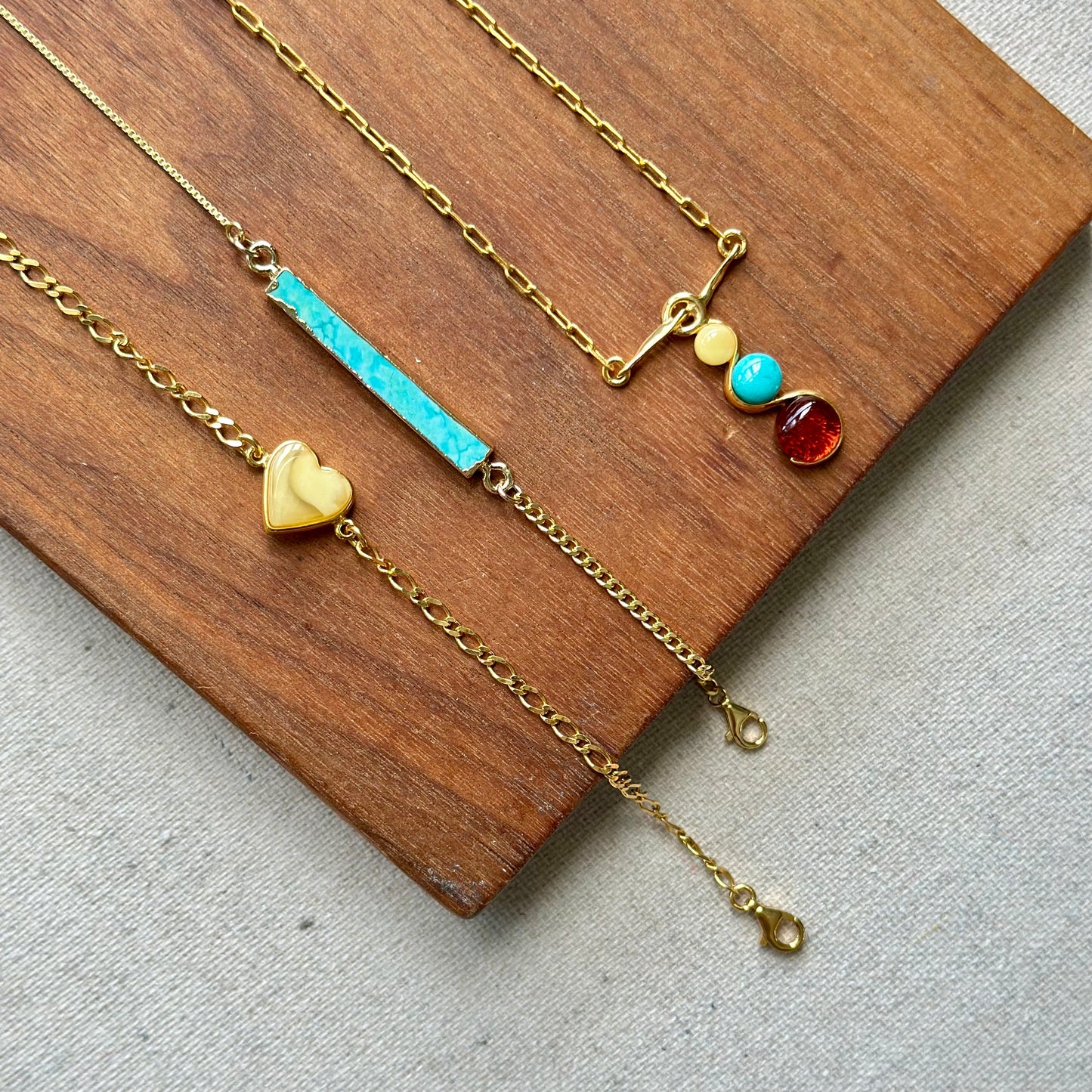 Turquoise Gold-plated Bracelet