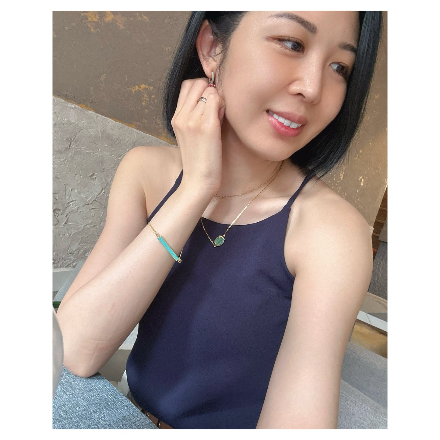 Turquoise Gold-plated Bracelet