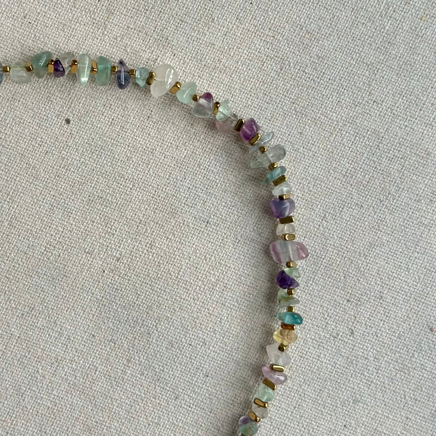 Multi-way Fluorite Beaded And Fluorite Necklace