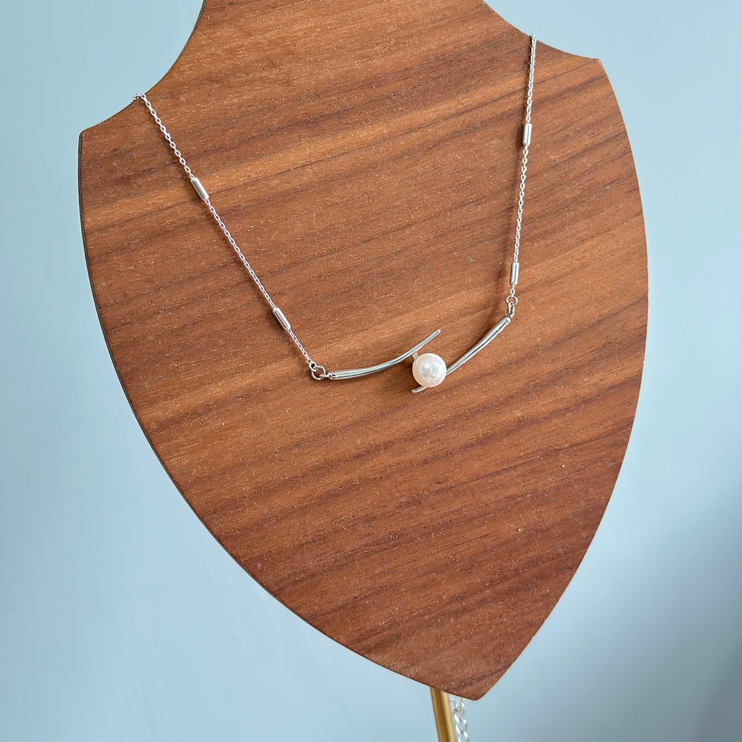 Japan Akoya Pearl 7mm Sterling Silver Necklace