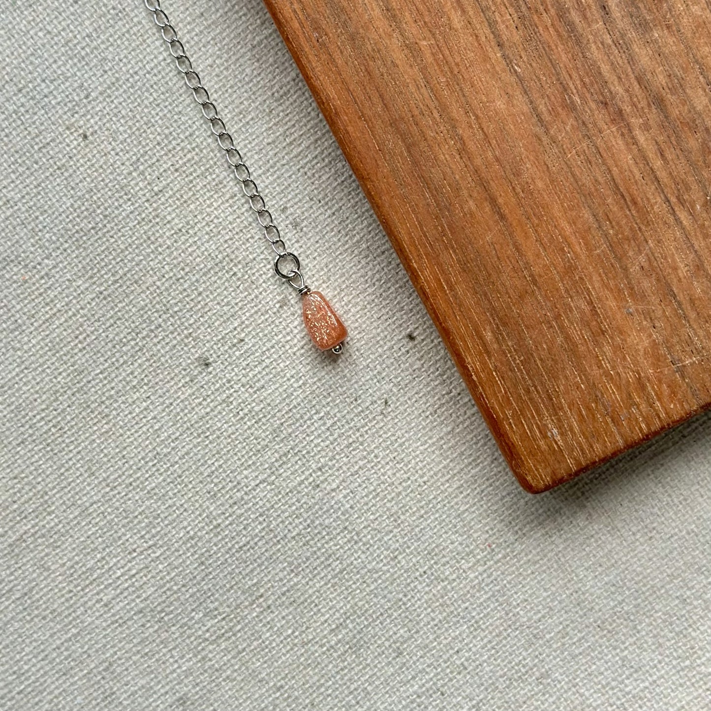 Tourmaline Bow Sterling Silver Necklace