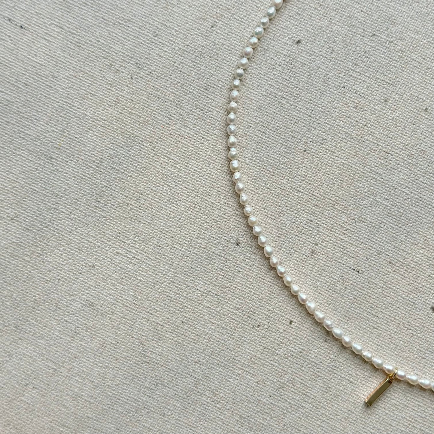 Freshwater Pearl Beaded And Moonstone Necklace