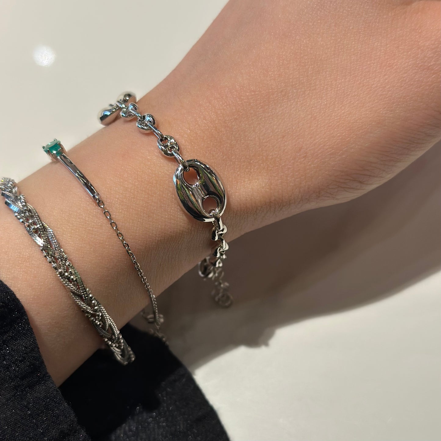 Italian Silver Marina Bracelet