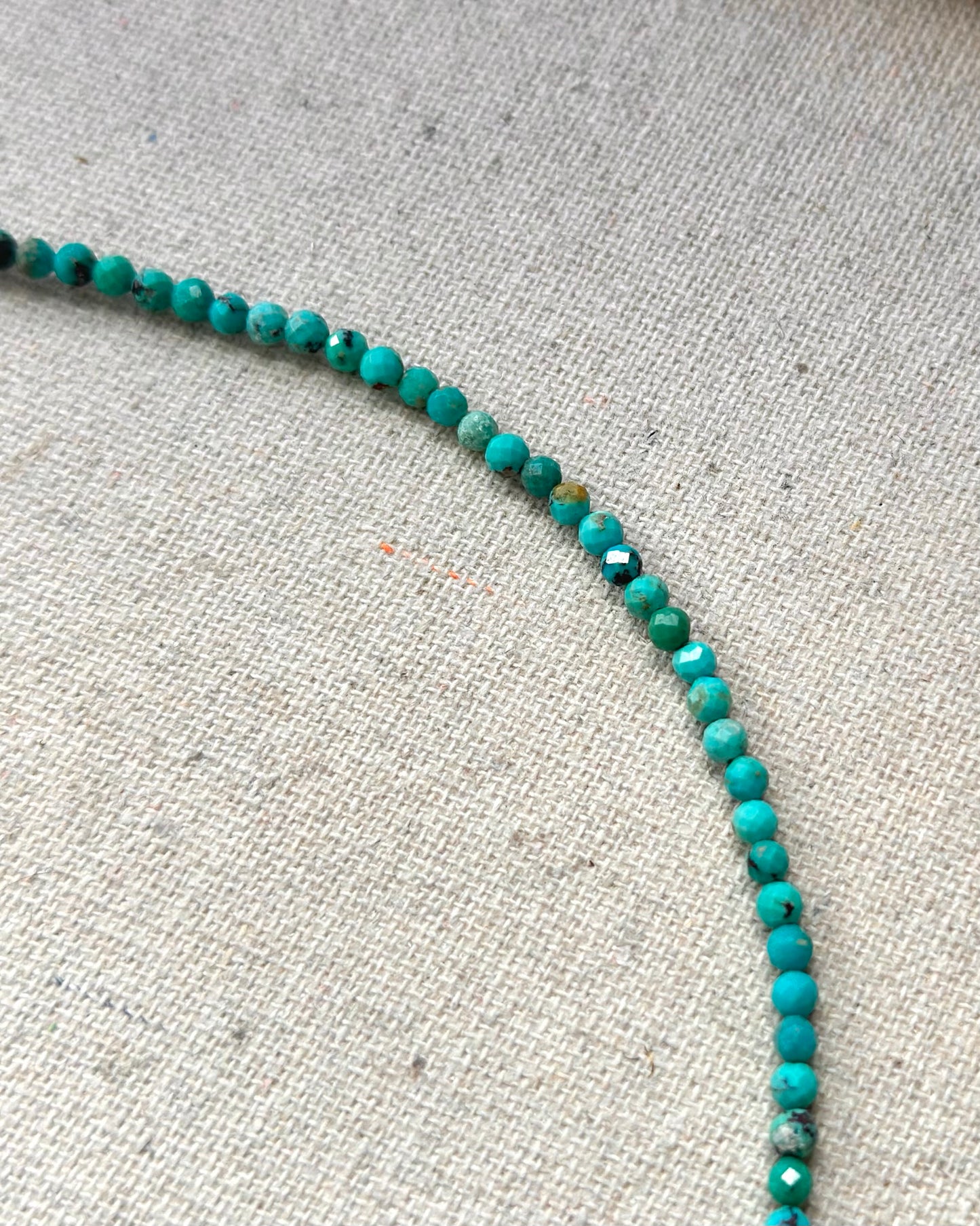 Australian Opal Mix Turquoise And Lapis Beaded Necklace