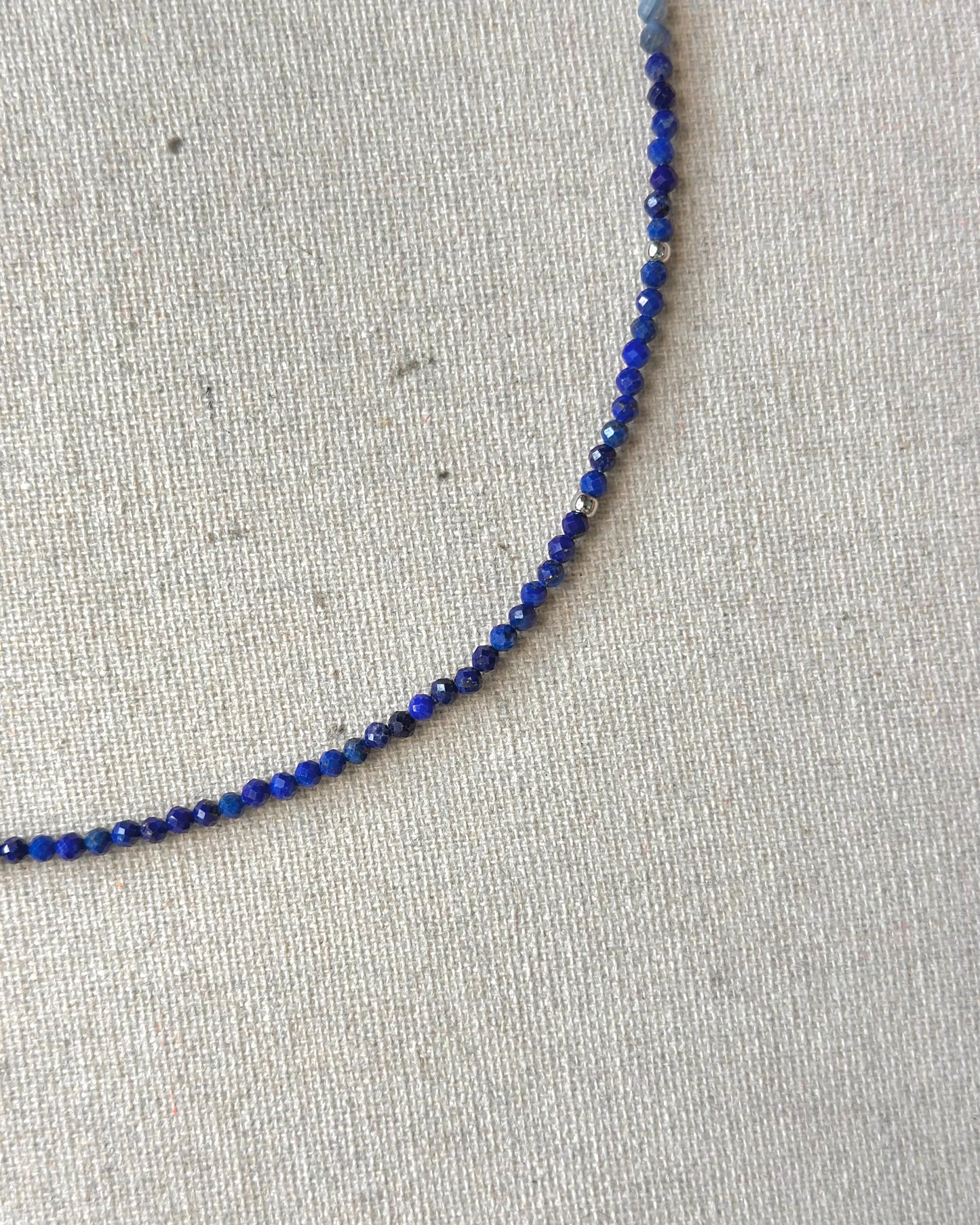 Australian Opal Mix Turquoise And Lapis Beaded Necklace