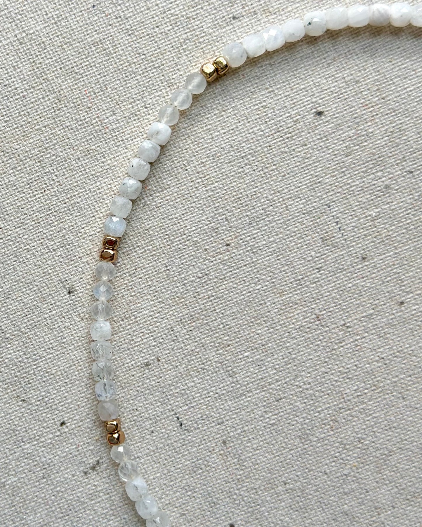 Moonstone Beaded And Turquoise Necklace