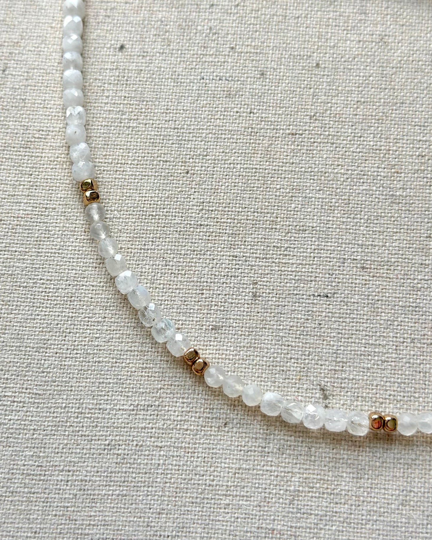 Moonstone Beaded And Turquoise Necklace