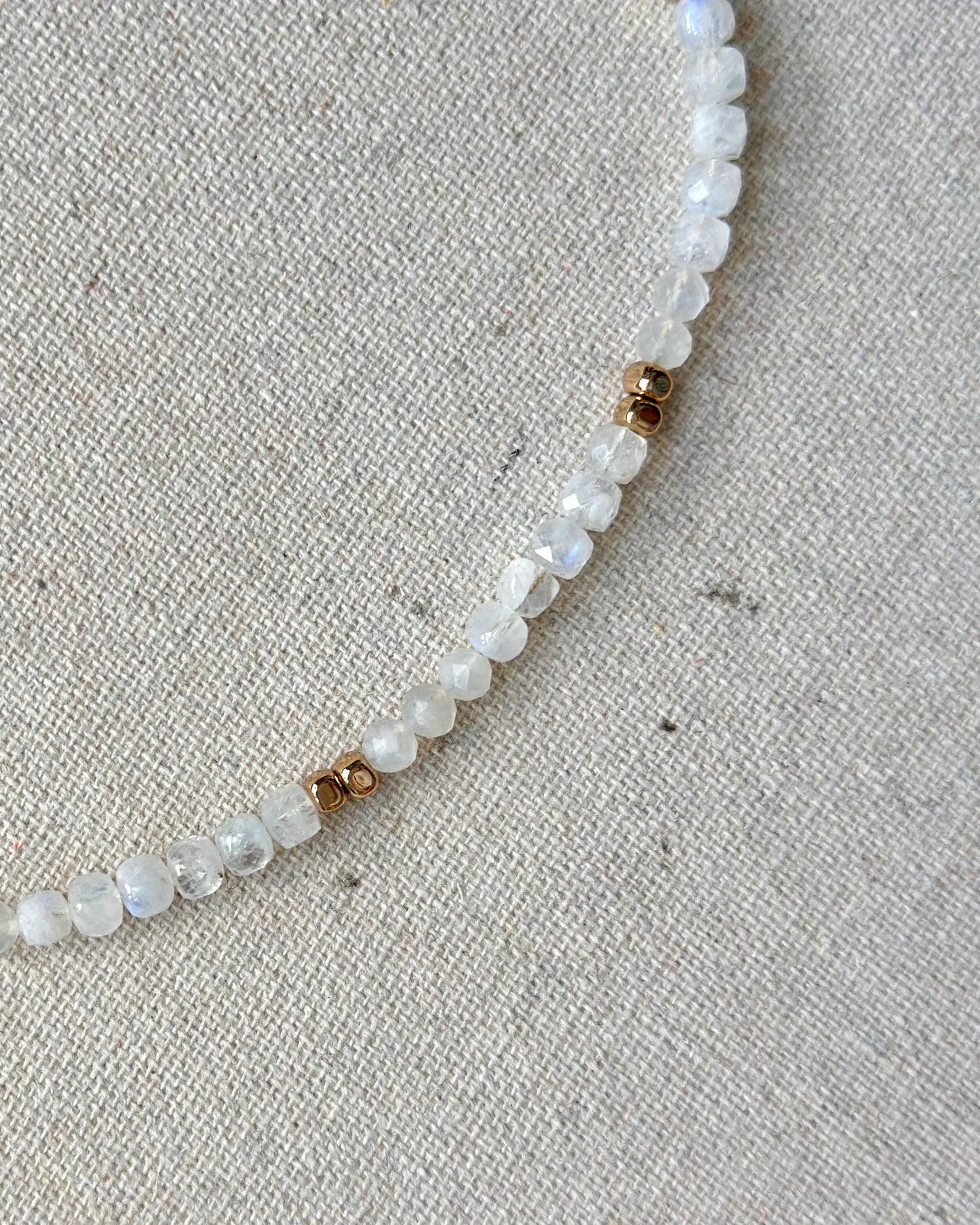 Moonstone Beaded And Turquoise Necklace