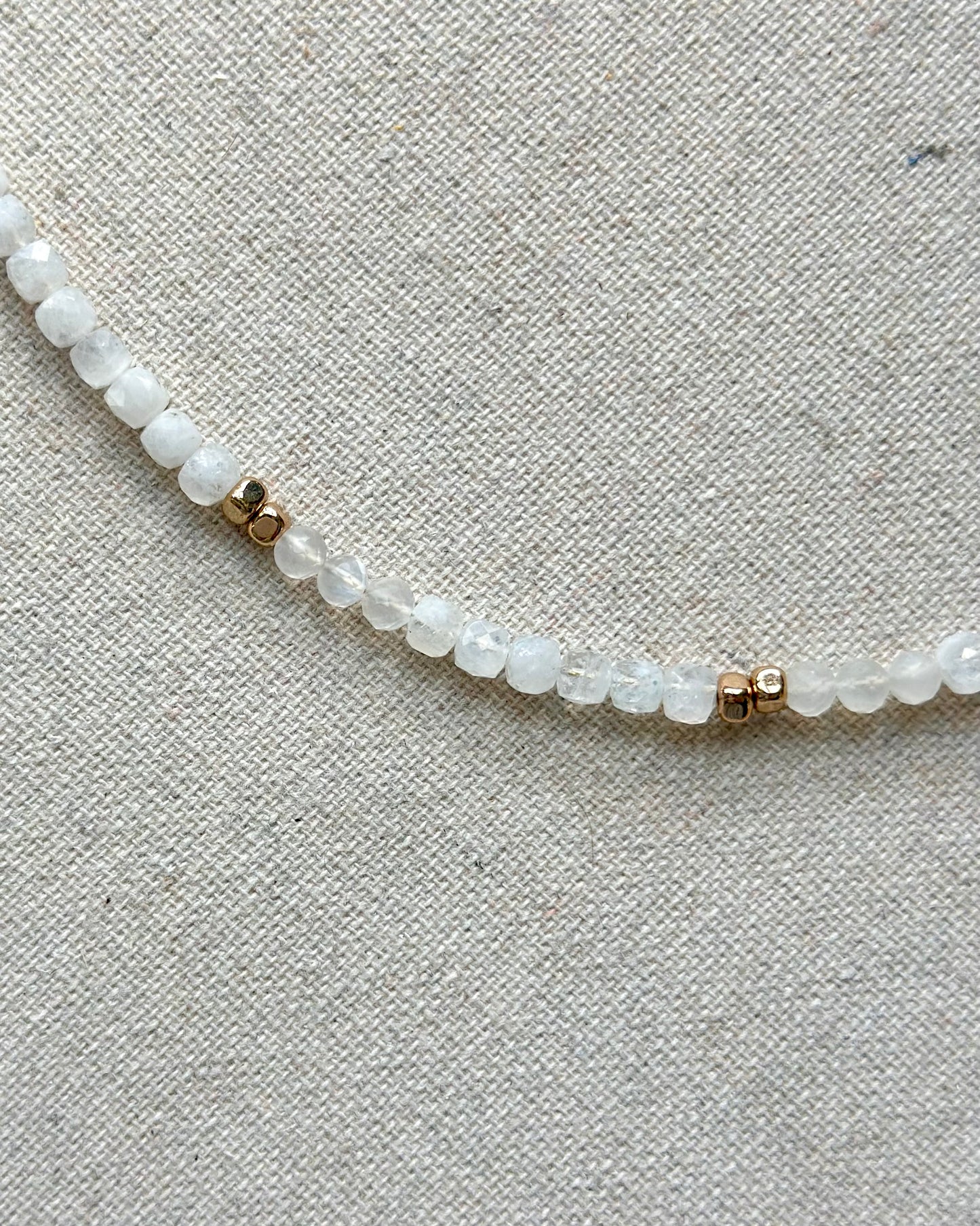 Moonstone Beaded And Turquoise Necklace