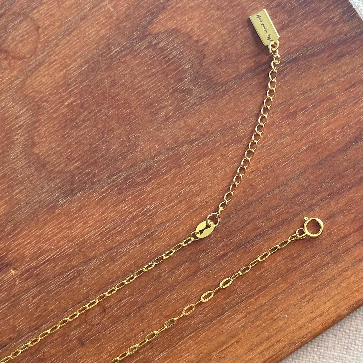 Amber Gold-plated Sterling Silver Necklace