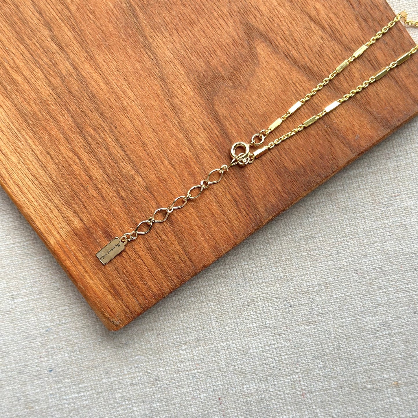 Moonstone Crescent Gold-plated Necklace