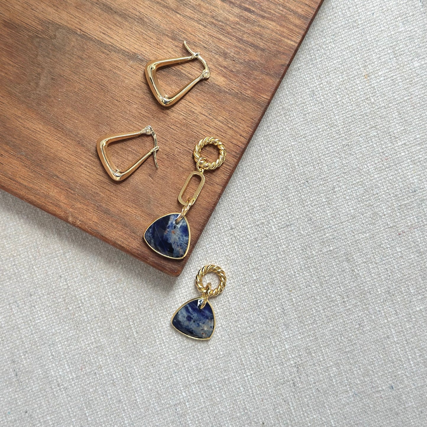 Sodalite Multi-way Ear Hoop