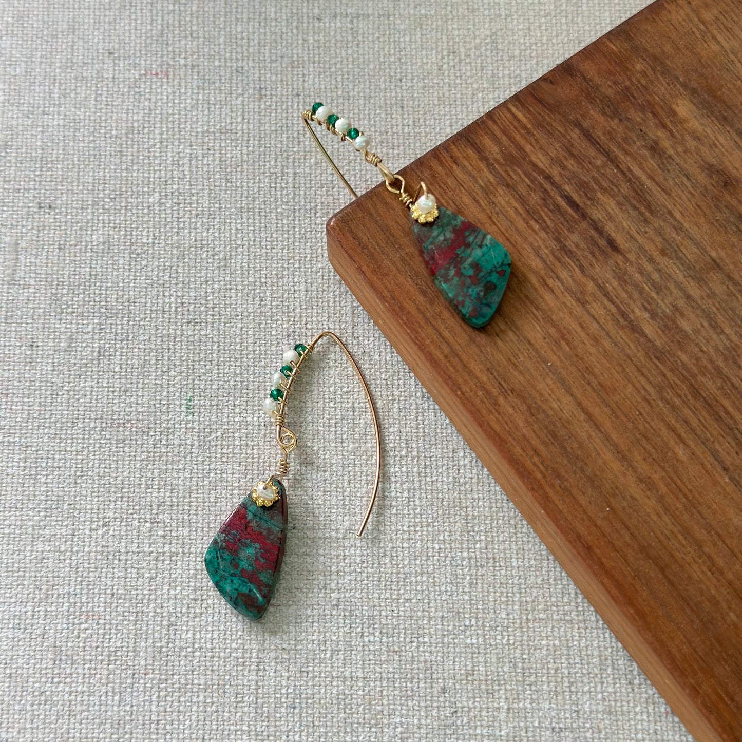 Sonora Sunrise 14k Gold-filled Wire Wrapping Earring
