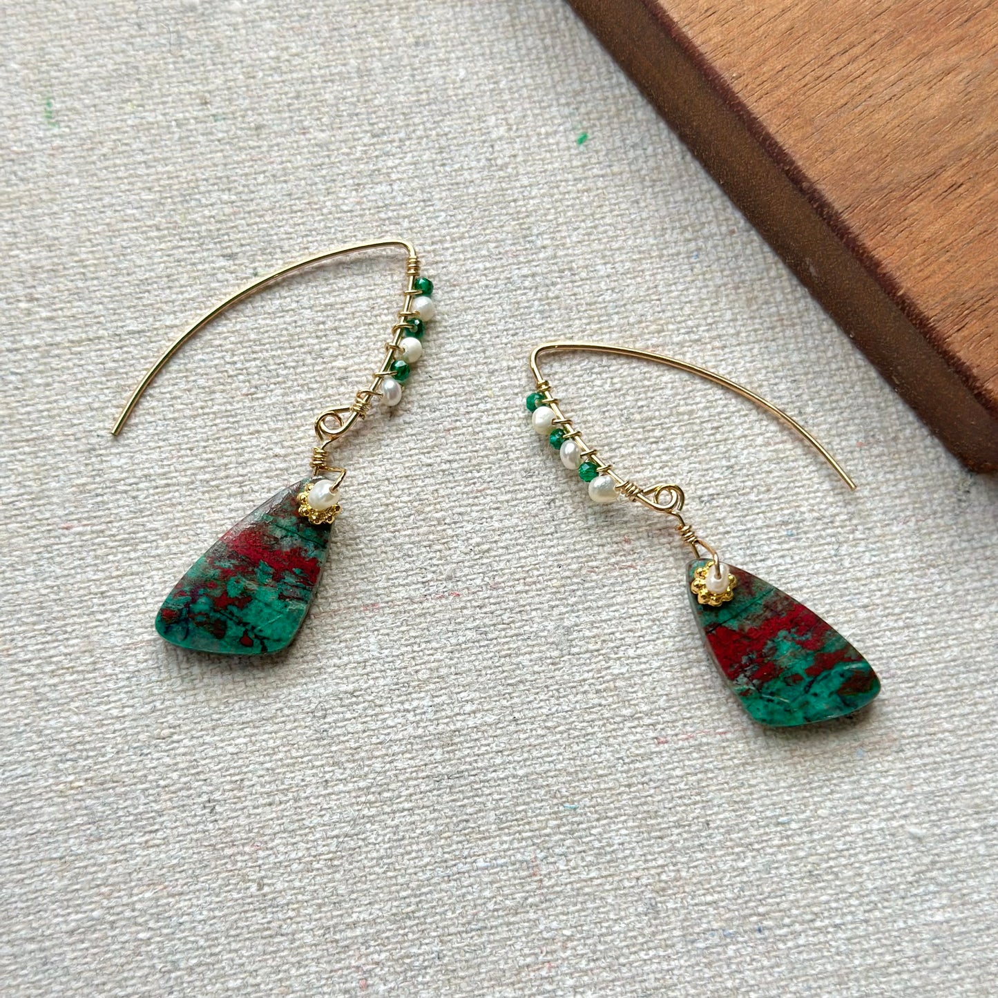 Sonora Sunrise 14k Gold-filled Wire Wrapping Earring