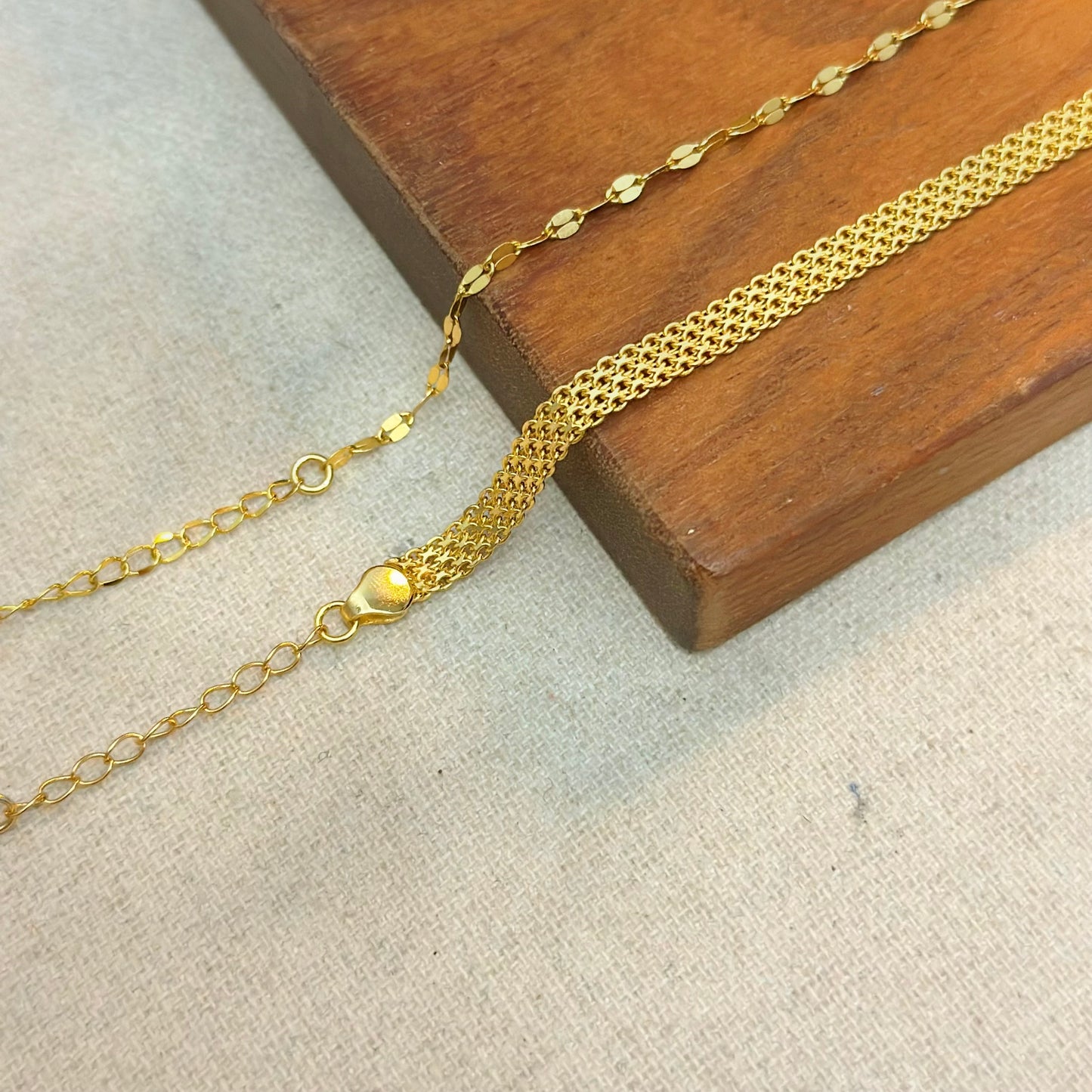 Italian Sterling Silver Watchband Chain Bracelet