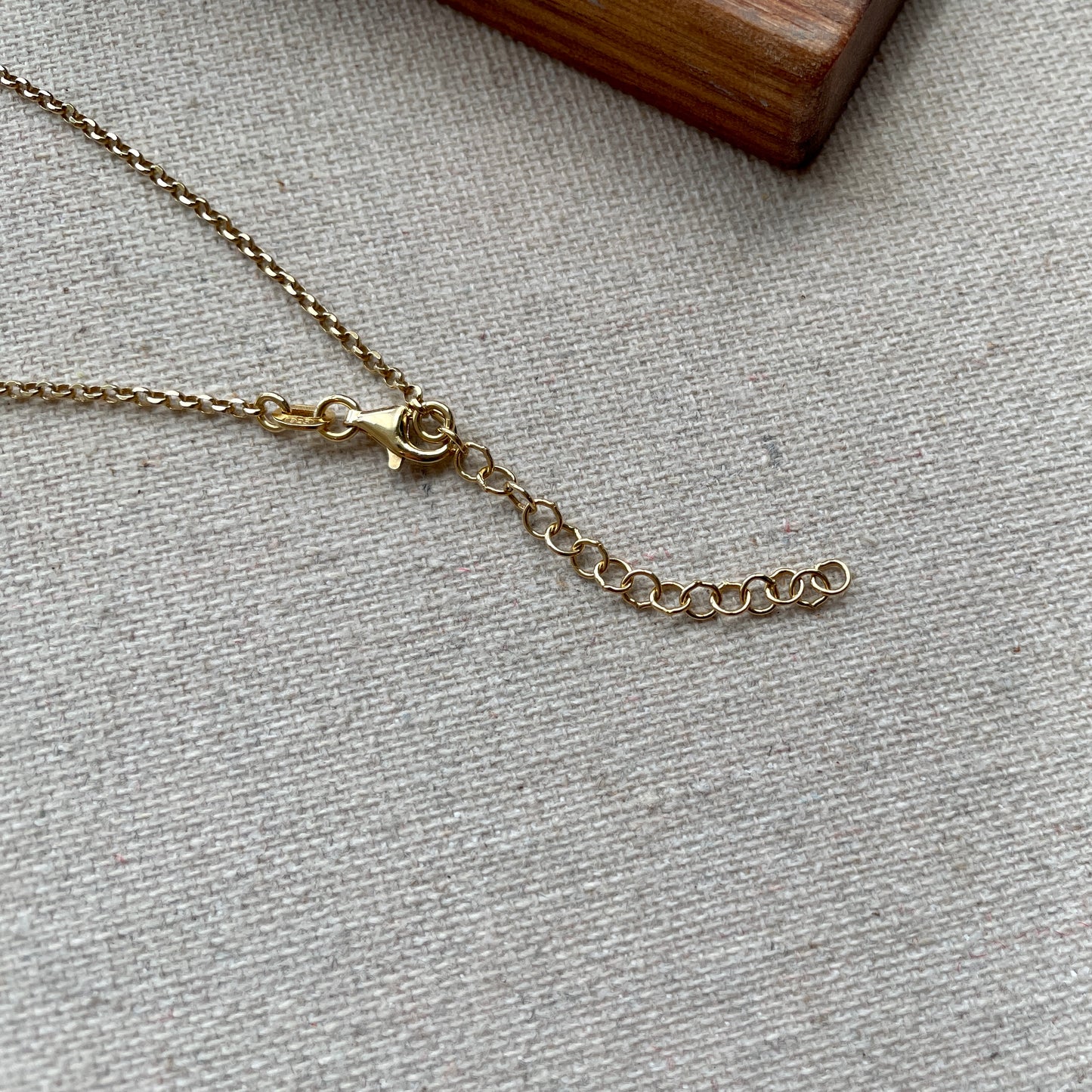 Gold-plated Italian Sterling Silver Mixed Circle Necklace