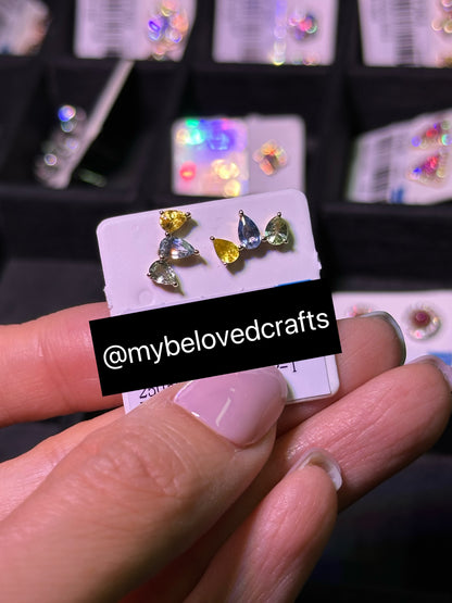 2025.12.24 14K Gold/18K Gold/Platinum Natural Gemstones Diamond Supplier - Earring