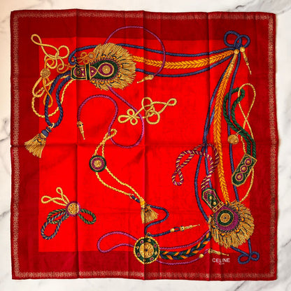 CHRISTMAS SET (2 ITEMS) Celine Handkerchief+ Garnet Rose Gold-plated Ring