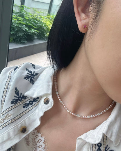 Baroque Freshwater Pearl Mixed Beaded Necklace