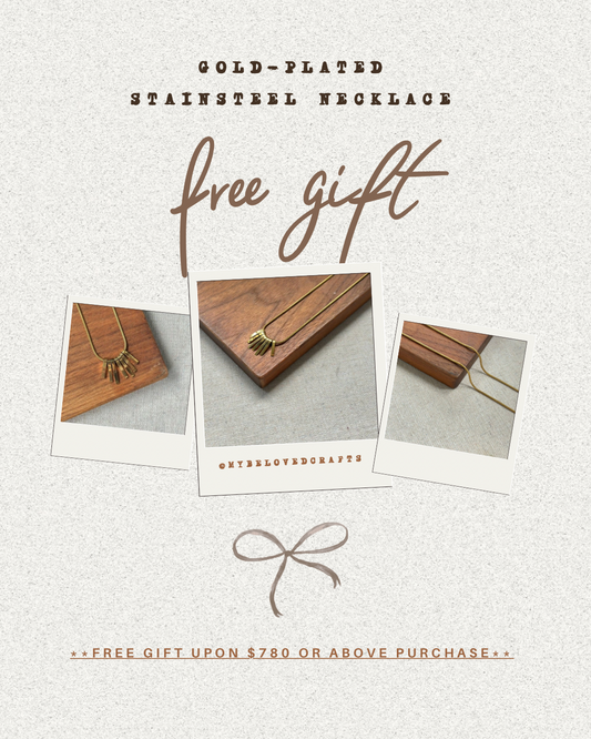 GIFT upon $780 or above purchase ~ Gold-plated Necklace