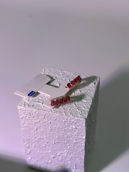 2025.12.24 14K Gold/18K Gold/Platinum Natural Gemstones Diamond Supplier - Earring