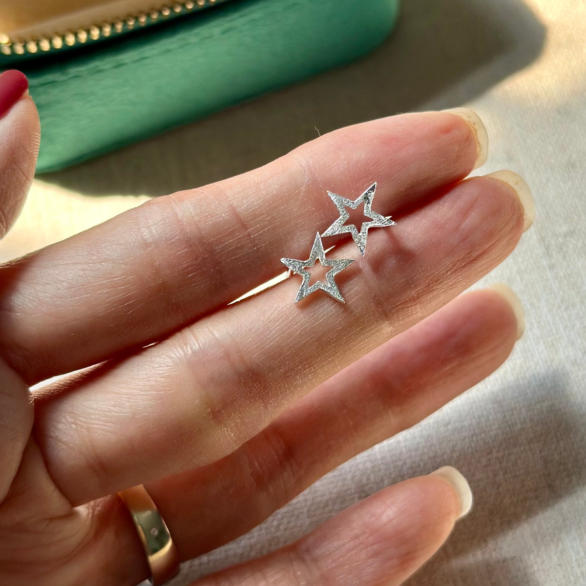 Star Sterling Silver Ear Stud