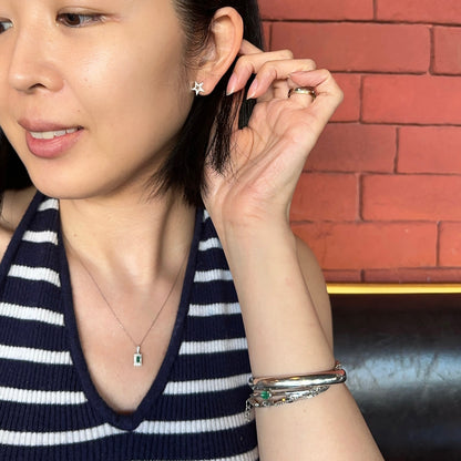 Star Sterling Silver Ear Stud