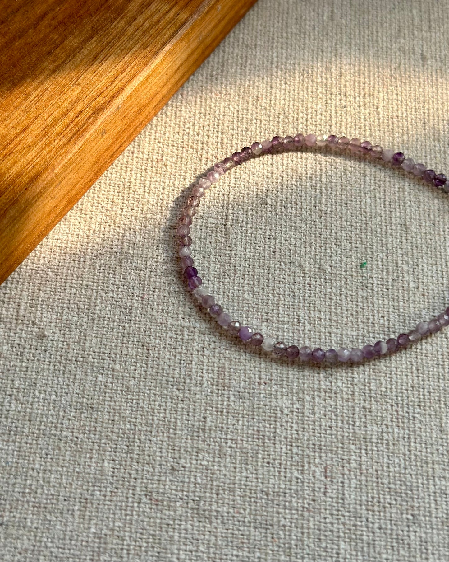 Amethyst Beaded Bracelet