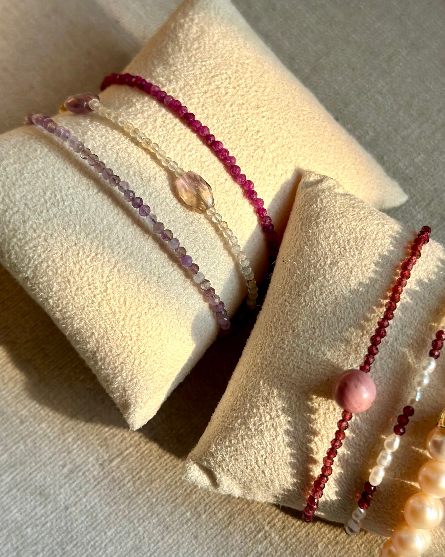 Amethyst Beaded Bracelet