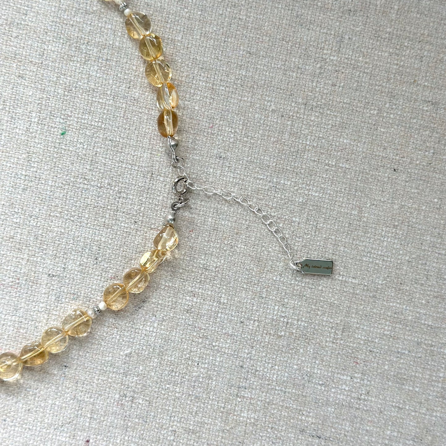 Citrine And Amethyst Mixed Freshwater Pearl Beaded Necklace