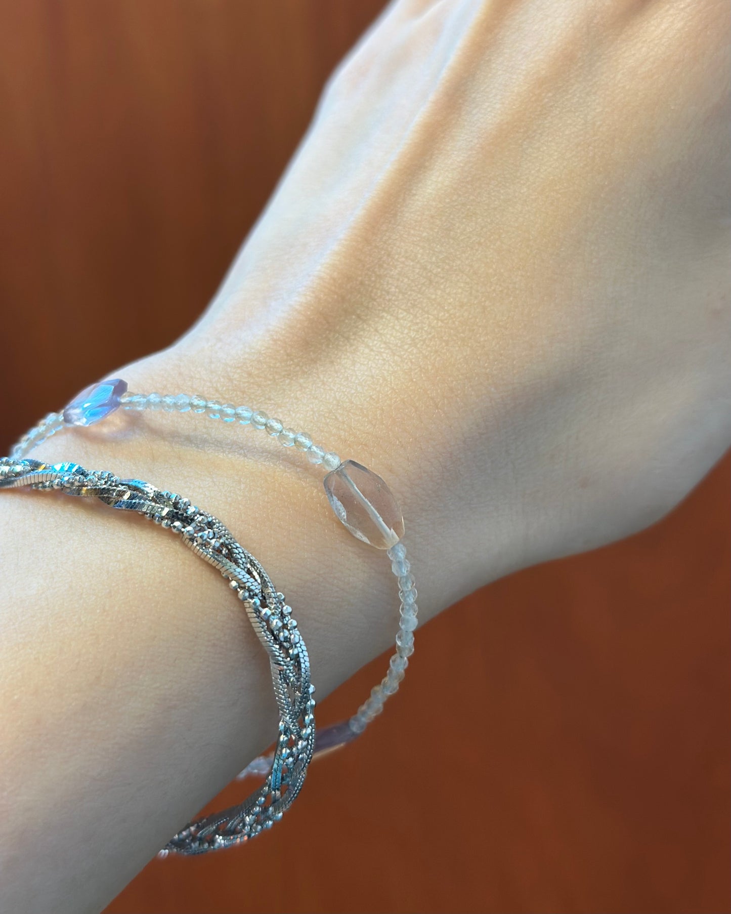 Ametrine Beaded Bracelet