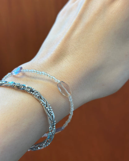 Ametrine Beaded Bracelet