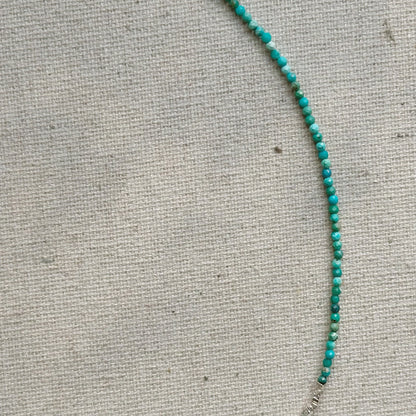 Turquoise Beaded And Turquoise Necklace