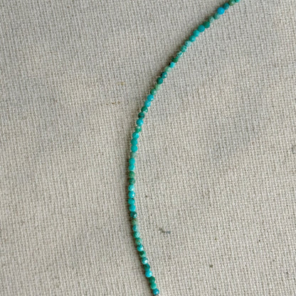 Turquoise Beaded And Turquoise Necklace