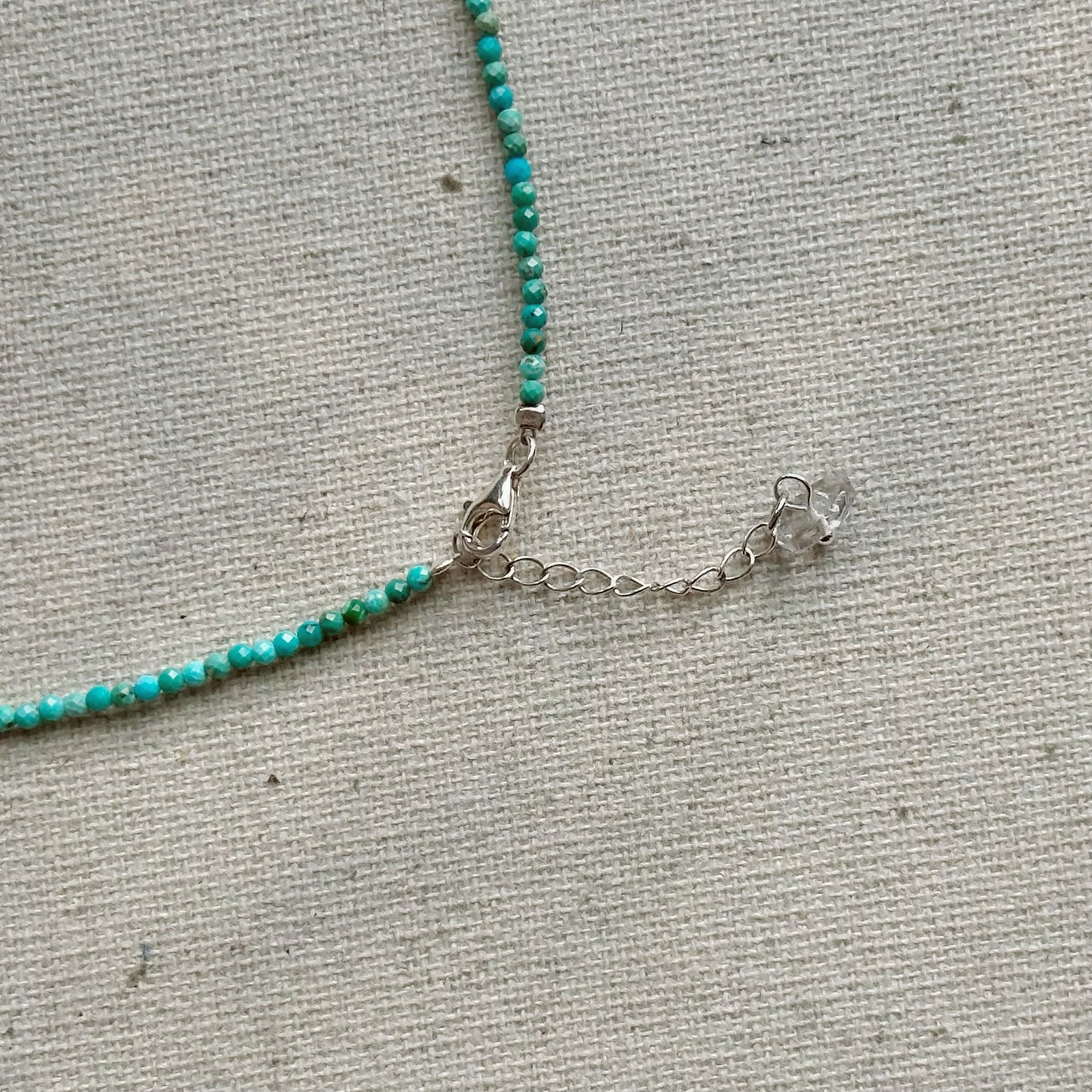 Turquoise Beaded And Turquoise Necklace