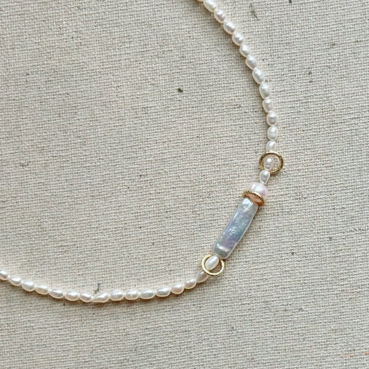 Freshwater Pearl Mixed Beaded Necklace