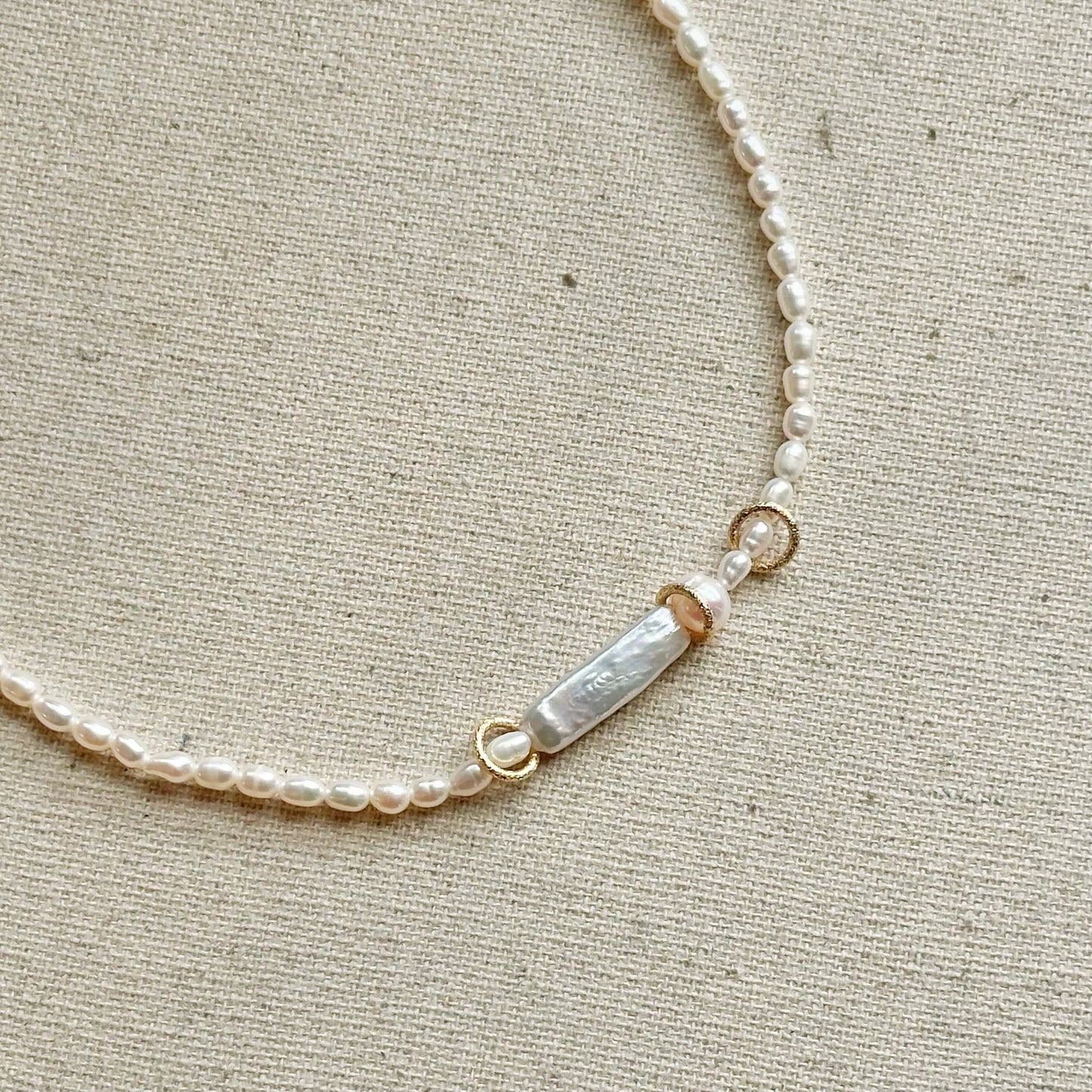Freshwater Pearl Mixed Beaded Necklace