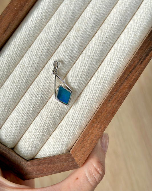 Australian Opal Sterling Silver Pendant
