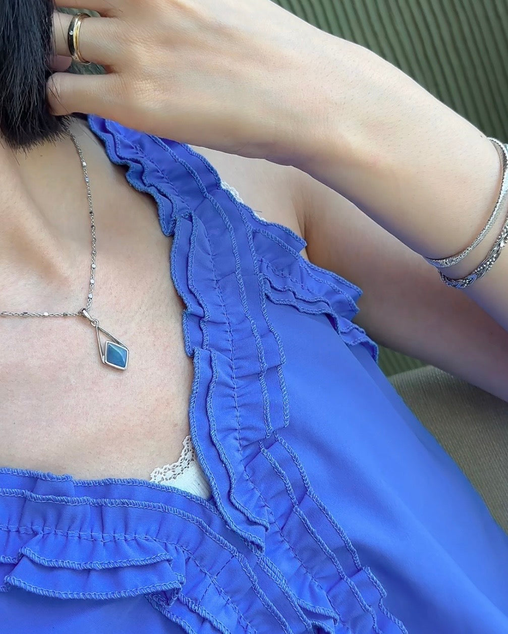 Australian Opal Sterling Silver Pendant