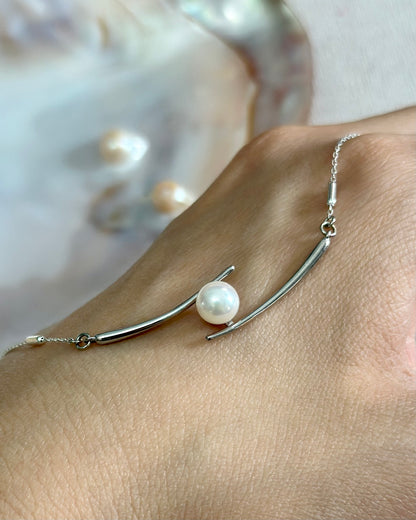 Japan Akoya Pearl 7mm Sterling Silver Necklace