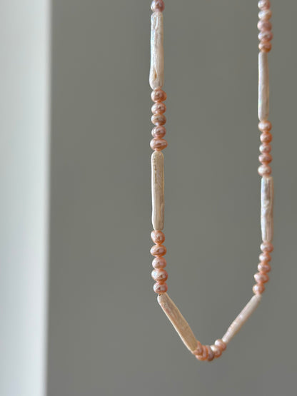 Freshwater Mixed Beaded Necklace