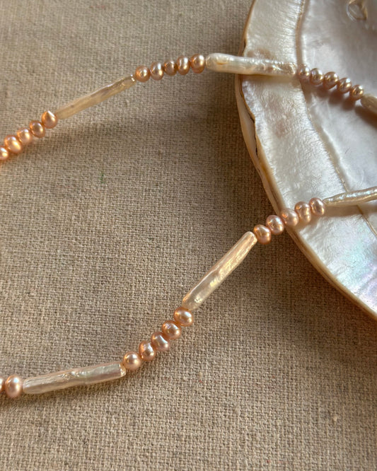 Freshwater Mixed Beaded Necklace