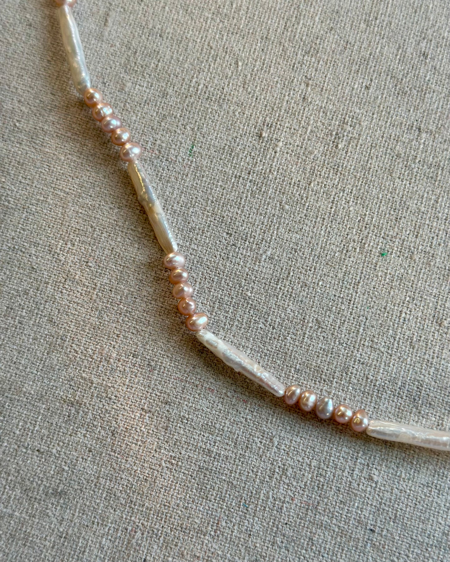 Freshwater Mixed Beaded Necklace