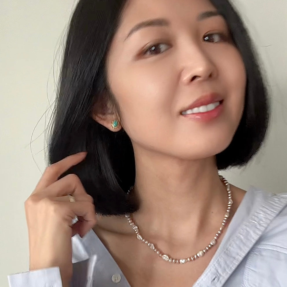 Baroque Freshwater Pearl Mixed Beaded Necklace